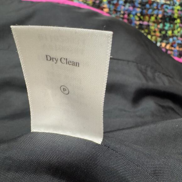 Coldwater Creek Artsy Art to WearTextured Multi Color Tweed Jacket Women's 12 - Picture 7 of 8